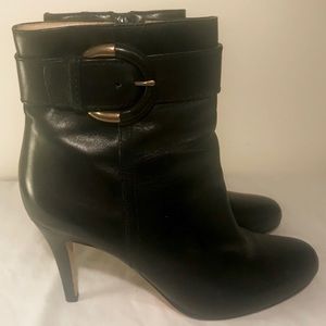 Coach High Heel Boots w/Buckle Detail